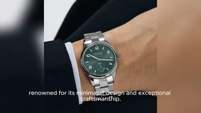 Video thumbnail for Nomos Glashütte