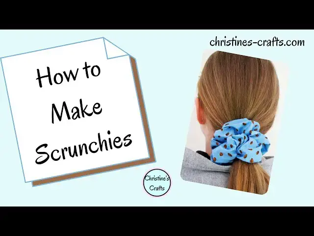 Video thumbnail for HOW TO SEW THE BEST HAIR SCRUNCHIES THAT PEOPLE WANT - Great Scrap Busting Project for Beginners