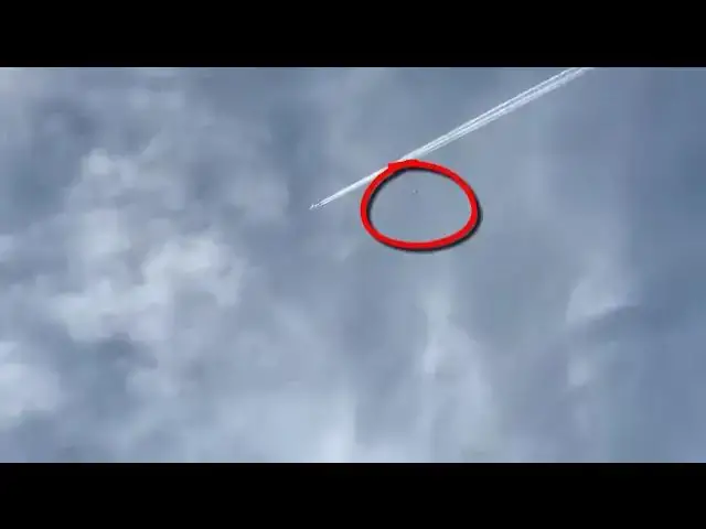 'Video thumbnail for Journalist Films UFO Following Airplane'