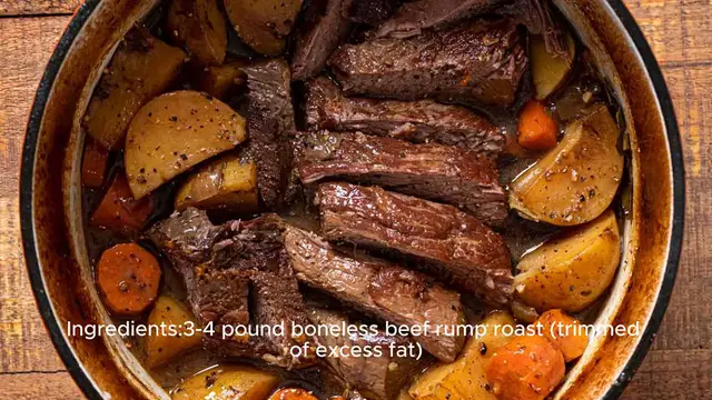Video thumbnail for rump roast recipe