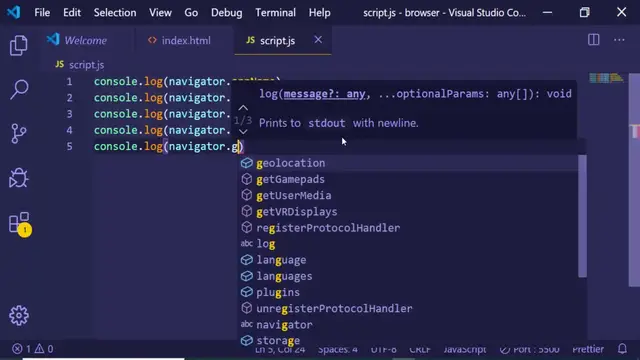 Video thumbnail for Javascript Navigator Object Crash Course in HTML5
