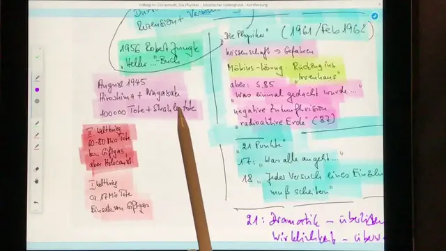 Video thumbnail for Dürrenmatt, "Die Physiker": Historischer Hintergrund und politische Aktualität