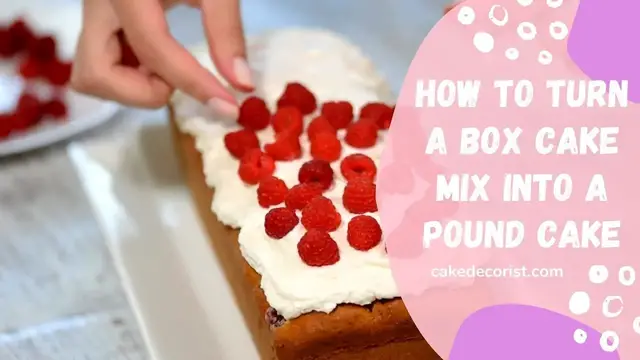 Video thumbnail for How To Turn A Box Cake Mix Into A Pound Cake