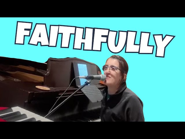 Video thumbnail for Watch Me Play Journey Faithfully on Piano Live