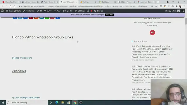 Video thumbnail for Join 12 Django Python Whatsapp Group Link For Django Developers in 2021 For Django Developers