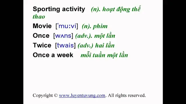 Video thumbnail for Learn English Vocabulary - Grade 6 - Unit 12 - Lesson 01