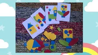 'Video thumbnail for Juegos para niños. Dibujamos con formas de colores.'