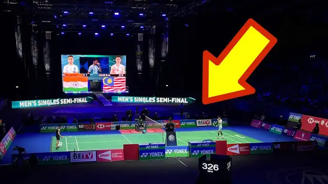 Video thumbnail for Ultimate Badminton Court Experience POV ft Peter Gade Yonex All England 2022
