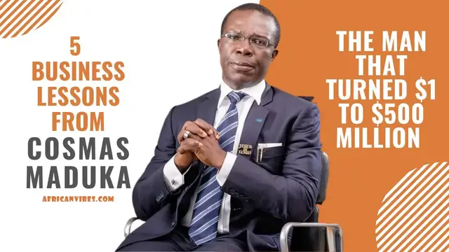 Video thumbnail for 5 Business Lessons From Cosmas Maduka | The Man That Turned $1 To $500 Million - African Vibes
