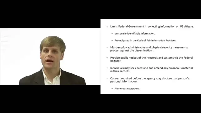 Video thumbnail for Privacy Act of 1974