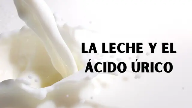 Video thumbnail for LA LECHE Y EL ÁCIDO ÚRICO video