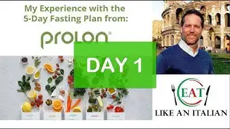 'Video thumbnail for ProLon Fasting Mimicking Diet - Day ONE!'