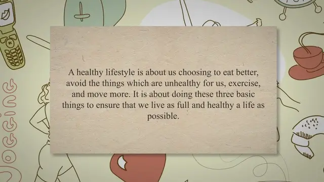 Video thumbnail for What Is A Healthy Lifestyle?