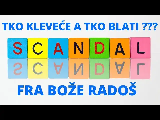 Video thumbnail for TKO KLEVEĆE A TKO BLATI  - FRA BOŽE RADOŠ