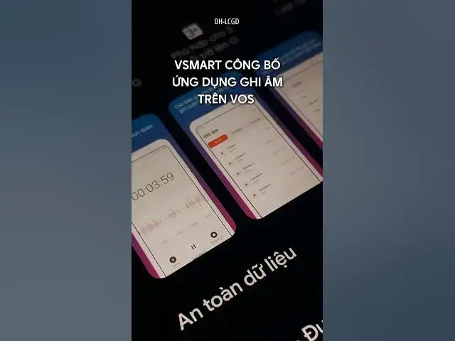 Video thumbnail for VSmart đã công bố ứng dụng ghi âm độc quyền trên VOS cho toàn bộ các thiết bị Android sử dụng #fypシ