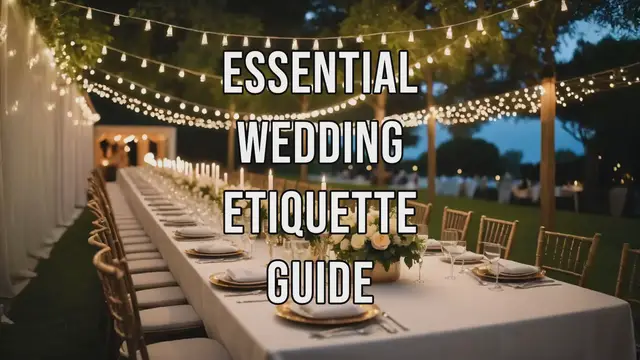 Video thumbnail for Essential Wedding Etiquette Guide
