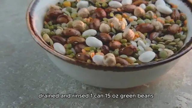 'Video thumbnail for three bean salad recipe '