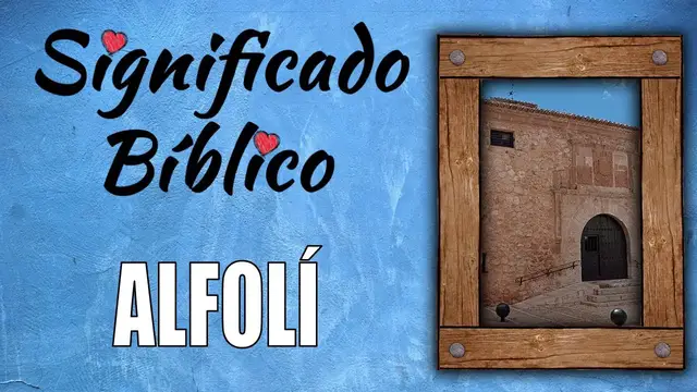 Video thumbnail for Alfolí Significado Bíblico | ¿Qué Significa Alfolí en la Biblia? 🙏