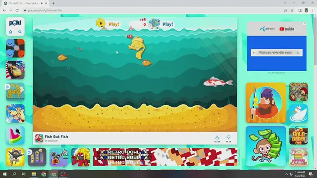 Video thumbnail for fish eat fish game pc