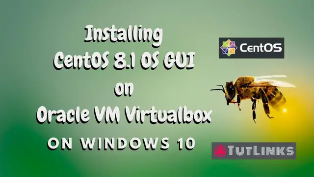 Video thumbnail for Installing CentOS 8.1 OS GUI on Oracle VM Virtualbox on Windows 10 OS