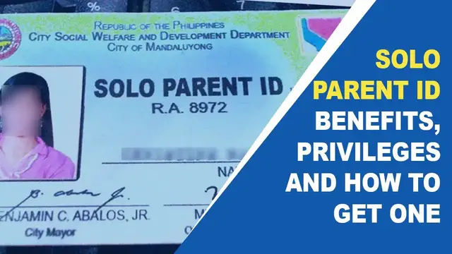 'Video thumbnail for Solo Parent ID -  Benefits, Privileges and How to get one'