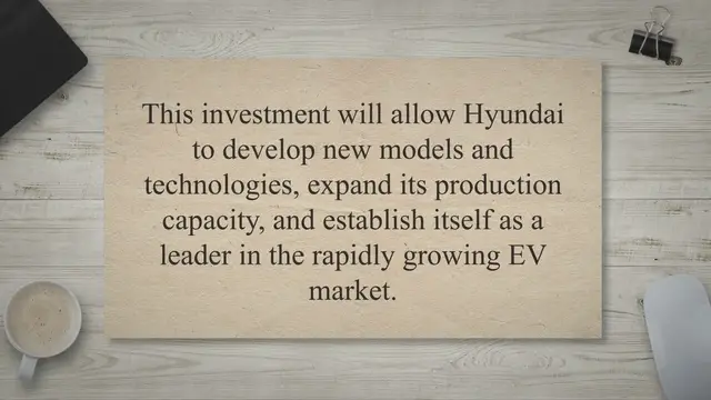 Video thumbnail for Revving Up: Hyundai's $18 Billion Investment to Secure Top 3 Spot in EV Market