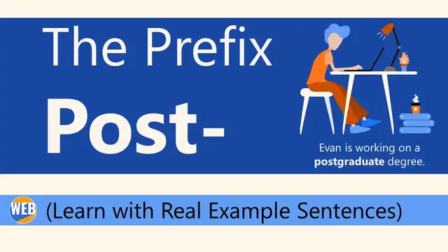 Video thumbnail for The Prefix Post-