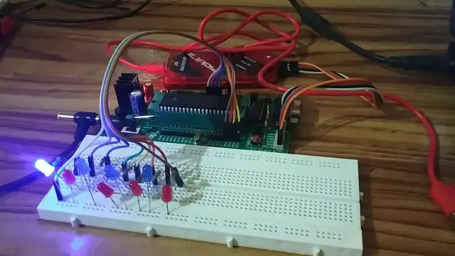 Video thumbnail for [PIC16F877A] : Multiple LED Blinking using PIC Microcontroller