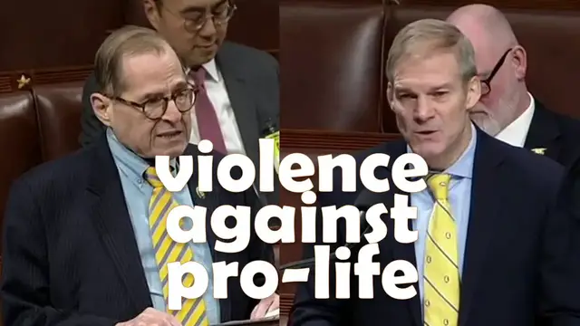 Video thumbnail for Heated debate on House resolution condemning violence against pro-life facilities and groups