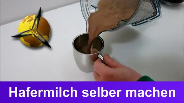Video thumbnail for Milchersatz: Hafermilch selber machen