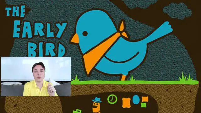 Video thumbnail for THE EARLY BIRD CATCHES THE WORM meaning with image 🐤