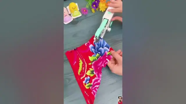 Video thumbnail for 🌟 Mini Electric Sewing Machine! 😍 | Product Link is in Description ⬇️ #shorts  #gadgets #hometools