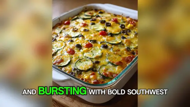 Video thumbnail for Tex-Mex Zucchini Bake