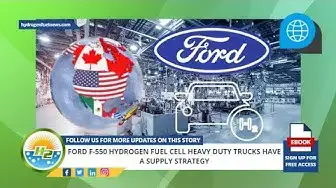 Video thumbnail for Ford F 550 hydrogen fuel cell heavy duty trucks have a supply strategy