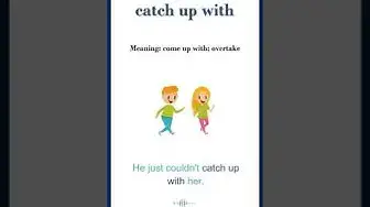 Video thumbnail for "Catch up with" meaning | Common English Idioms #shorts