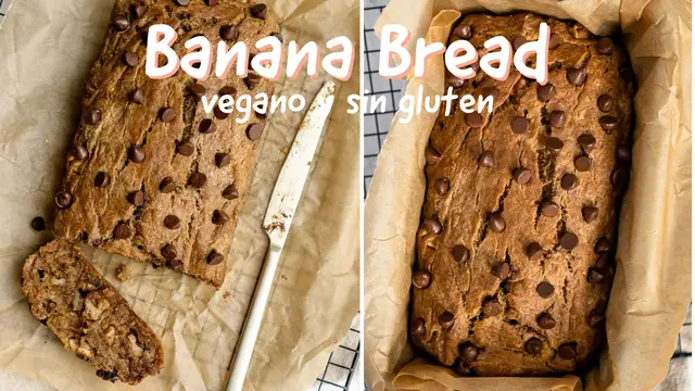 Video thumbnail for Banana Bread Vegano y Sin Gluten