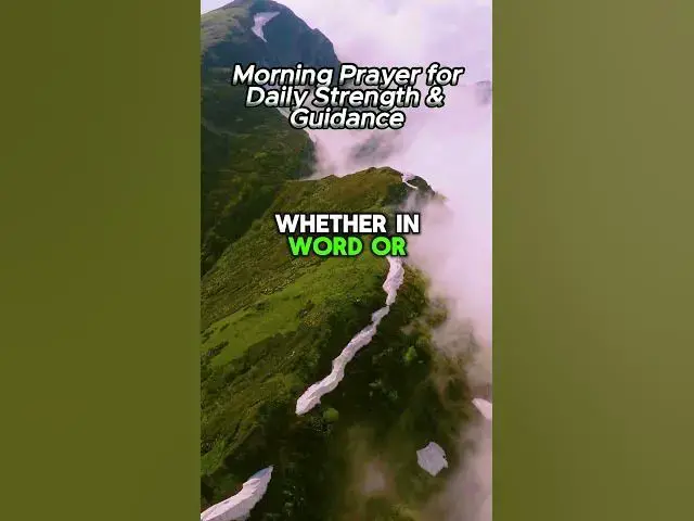 Video thumbnail for Renewed Purpose - Morning Prayer #morningprayerbeforeyoustartyourday