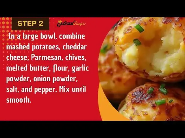 Video thumbnail for Cheesy Mashed Potato Puffs – Easy & Delicious Recipe