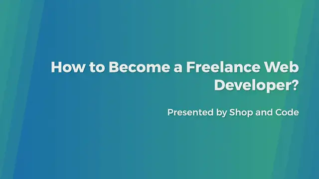 Video thumbnail for How to Become a Freelance Web Developer?