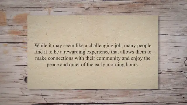 'Video thumbnail for Delivering the News: A Guide to Early Morning Newspaper Delivery Jobs'