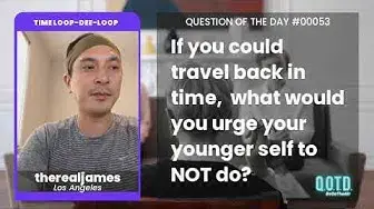 Video thumbnail for therealjames says 'Fire up the Delorean! We're going Back to the Future!'