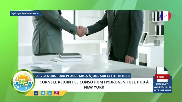 Video thumbnail for [French] Cornell joins hydrogen fuel hub consortium in New York