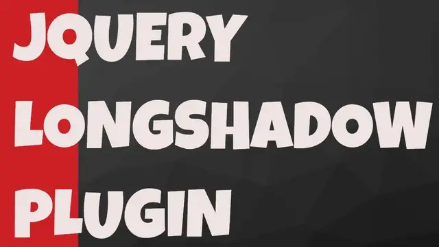 Video thumbnail for Text Long Shadow Generator With jQuery And CSS3  - LongShadow