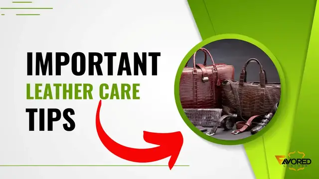 Video thumbnail for Leather Care Tips