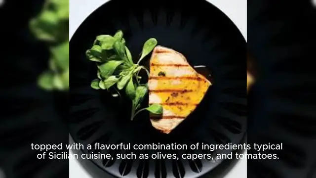 Video thumbnail for Swordfish Sicilian-Style Recipe