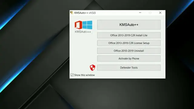 Video thumbnail for Activate Microsoft Office Professional Plus 2010/2013/2016/2019 Easily with KMS Activator