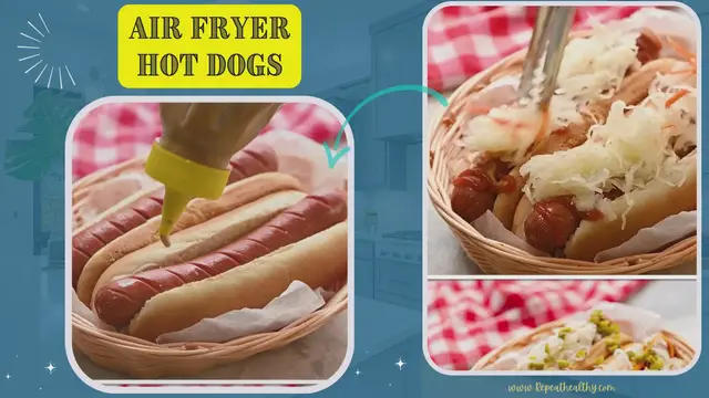 Video thumbnail for Air Fryer Hot Dogs