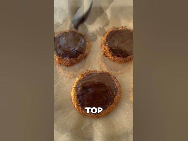 Video thumbnail for Crispy Coconut Chocolate Biscuits | Easy 4-Ingredient Coconut Cookies  #coconutdessert