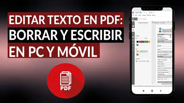 Video thumbnail for EDITAR TEXTO EN PDF: Borrar y escribir en PC y móvil