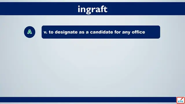 Video thumbnail for SAT Vocabulary: Ingraft, Innocuous, Inimical, Indigence, Inebriate, Indefinitely, Inglorious
